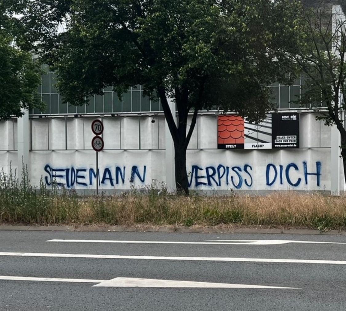 Seidemann verpiss dich